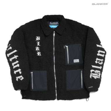 Blanker Sherpa Jacket Black / Triple Pocket / Become Culture XL