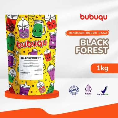 Bubuqu Powder Drink Black Forest - Bubuk Minuman Kue Black Forest 1 Kg