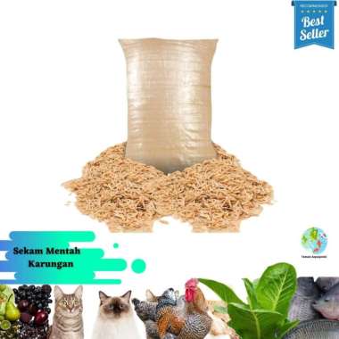 Media Tanam Sekam Bakar Sekam Mentah Karungan Sekam Mentah
