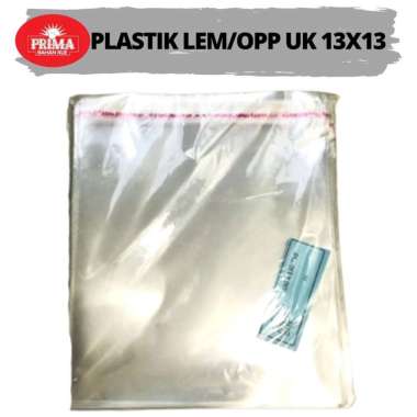 PLASTIK LEM/OPP UK. 13 X 13