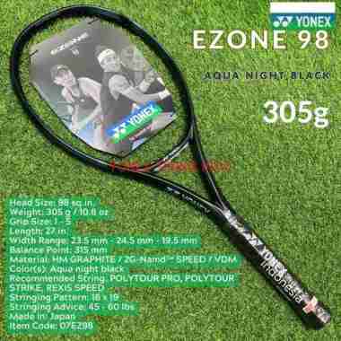 Yonex EZONE 98 305g Aqua night black - racket tennis EZONE 98