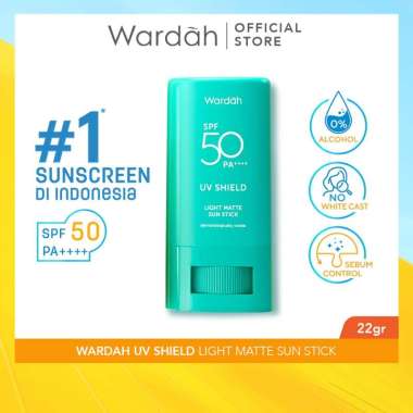 Sun Stick Wardah UV Shield Light Matte SPF 50 PA +++ 22 g