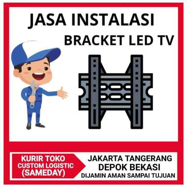 Jasa Pasang Bracket Led Tv 24-43 + Bracket Tv Multicolor