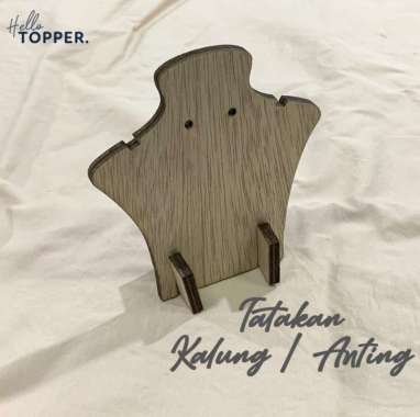 Necklace Earrings Holder / Bearer / Display / Kalung Kayu Hiasan Mahar