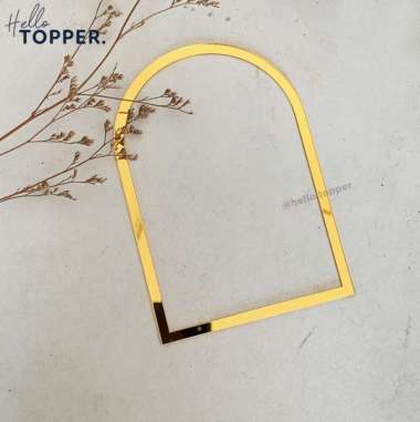 Chipboard Mahar Pernikahan Gift Hiasan Mahar Bentuk Setengah Kubah