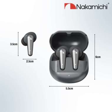 Nakamichi TW130NC True Wireless Earphone Bluetooth Earphone - Dark Grey