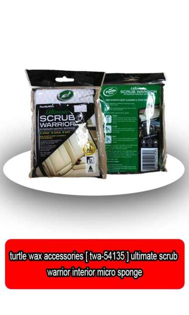 turtle wax accessories twa-54135 ultimate scrub warrior interior micro sponge - 68286 -