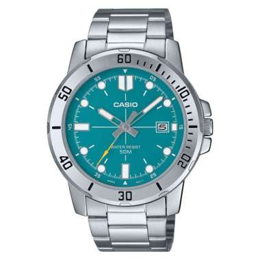 CASIO ORIGINAL - CASIO MTP-VD01D-3E2VUDF - JAM PRIA NG - STAINLESS CASIO MTP-VD01D-3E2 MTP VD01D 3E2