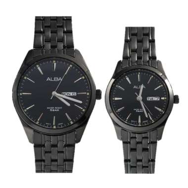 JAM TANGAN COUPLE ORIGINAL ALBA AJ6199 AJ6199X1 and ALBA AN8095 AN8095X1 JAM TANGAN ALBA ORIGINAL JA