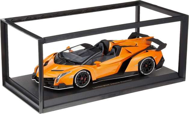 1/18 KYOSHO LAMBORGHINI VENENO ROADSTER ORANGE WHITE LINE