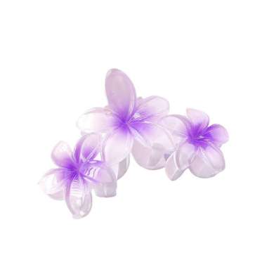 OEM ONE-C1152 Jepit Rambut 3 Bunga Kamboja Frangipani Hairclip / Hair Claw Jedai Kamboja Bali Triple