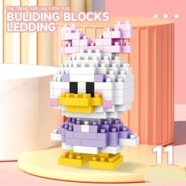 [tma] Mainan Mini Brick Karakter / Balok Susun Mini / Building Box Ledding Judy Rabbit Nick Fox / Cu