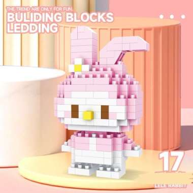 [tma] Mainan Mini Brick Karakter / Balok Susun Mini / Building Box Ledding Judy Rabbit Nick Fox / Cu