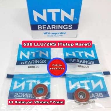 BALL BEARING 608 LLU NTN 608 2RS