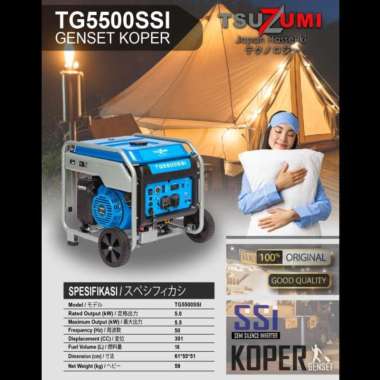 Tsuzumi Genset TG 5500 SSI Tsuzumi Japan Technology / Genset Silent