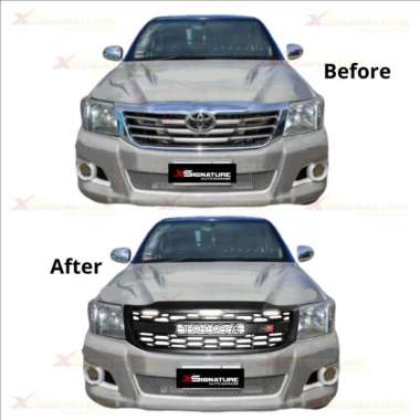 GRILLE TOYOTA HILUX VIGO VNT MODEL GAZOO RACING GR ORIGINAL THAILAND Hilux 2012-2015
