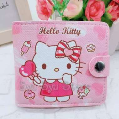 Dompet Klip HEART Kuromi My Melody Cinnamoroll Pochacco Hello Kitty HK