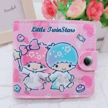 Dompet Klip HEART Kuromi My Melody Cinnamoroll Pochacco Hello Kitty TS