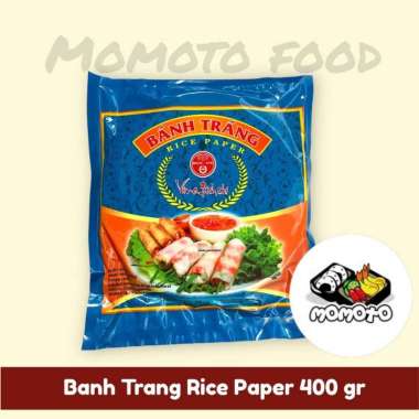 Paper Rice Banh Trang 400gr 22 cm Pack Utuh Vietnam Spring Roll 22cm UTUH 400gr