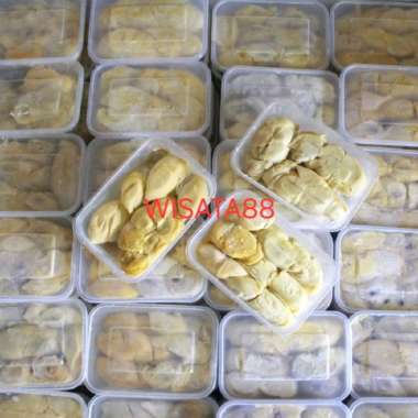 buah durian kupas frozen medan nias super premium 500gr / lokal / snack