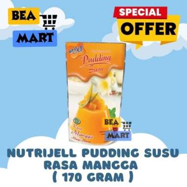 Nutrijell Puding Susu Rasa Mangga 170gr | Nutrijel Mango Pudding Powder 170 gram My Vla Vanila