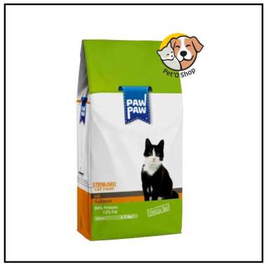 PawPaw Premium Dry Food for Adult Cat 1.5Kg - Makanan Kering Kucing Premium dari Turki Sterilized Sa