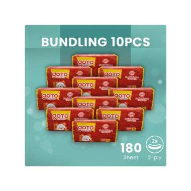 Goto Bundling Kaorin Facial Tissue Wajah Tisu 10 Pack Tisue Muka 2ply