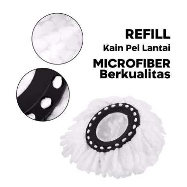 Goto Abel Kain Pel Pembersih Lantai Refill Lap Microfiber Super Mop REFILL 1PCS