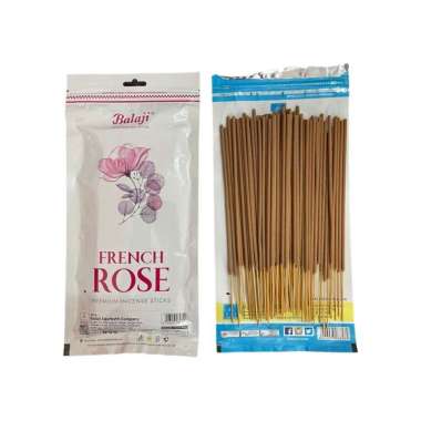 Dupa India Balaji Zipper Pack French Rose 120g - Pelita Fortune