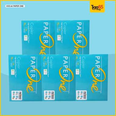 365 Kertas HVS A4 PAPER ONE (75GSM) 1 DUS / Kertas Fotocopy / Kertas Print / HVS Putih / HVS A4