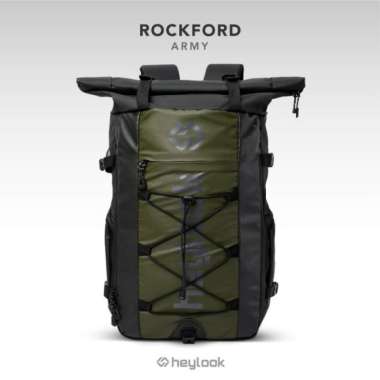 TAS OUTDOOR PRIA WATERPROOF BACKPACK ROCKFORD HEYLOOK - TAS ANTI AIR - Black Army