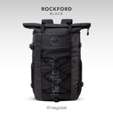 TAS OUTDOOR PRIA WATERPROOF BACKPACK ROCKFORD HEYLOOK - TAS ANTI AIR - Black Black