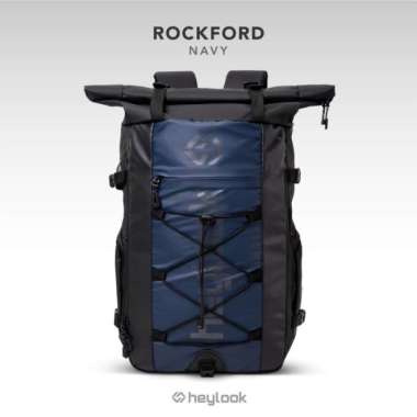 TAS OUTDOOR PRIA WATERPROOF BACKPACK ROCKFORD HEYLOOK - TAS ANTI AIR - Black Navy
