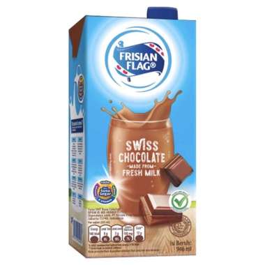 Promo Harga Frisian Flag Susu UHT Purefarm Swiss Chocolate 946 ml - Blibli