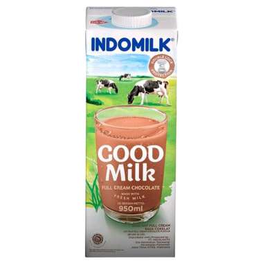 Indomilk Susu UHT Full Cream Cokelat 950 ml