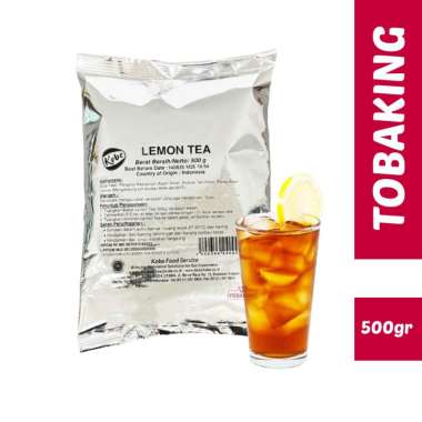 Kobe Tea Powder Bubuk Lemon Tea Lychee Lemonade Halal 500 gram Lemon Tea