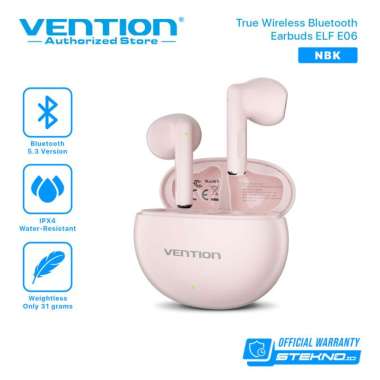 Vention TWS Wireless Bluetooth ENC Earbuds Earphone Headset Elf E06 NBK Pink
