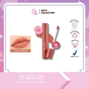 WARDAH COLORFIT VELVET MATTE LIP Mousse -Lip Cream velvet 11 Cherish Marmalade