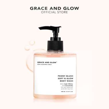 GRACE AND GLOW For Elegance Only Body Wash Sabun Mandi dengan Parfum PeonyBlushSoft&Glow