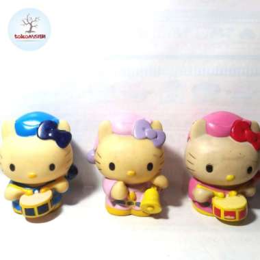 Celengan Hello Kitty Music Musical Bell Bel Lonceng Marching Drum Band Drumben Piggy Save Saving Saf