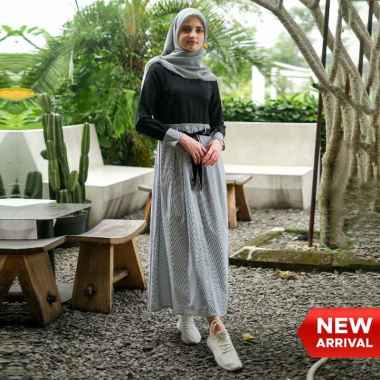 Cressida Ladies Baju Gamis Wanita Hitam - Llgal.jb810h XL
