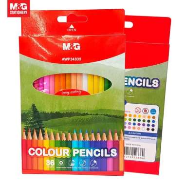 Pensil Warna Panjang M&G HEX 36 Color Pencil