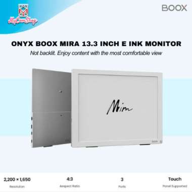 ONYX BOOX MIRA 13.3 INCH E INK MONITOR TOUCH