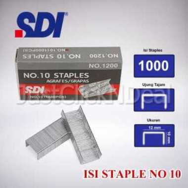 ISI STapler Merk SDI no.10