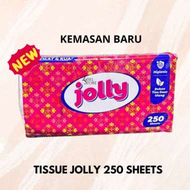 TISSUE JOLLY 250 SHEETS 2 PLY FACIAL TISU PROMO TISSU JOLLY TISU JOLLY 250s
