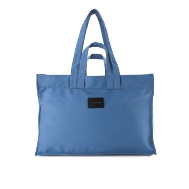Obermain Ave Nylon Tote Bag L Wanita Blue