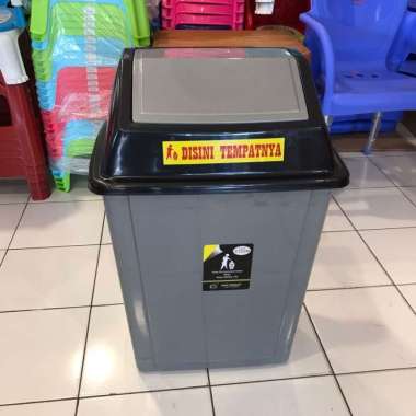 Kotak Sampah 65 Liter PUP Yutaka Shinpo Tempat Bak Goyang Buka Tutup Plastik