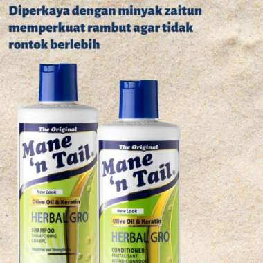 Mane n Tail HERBAL GRO Shampoo 355ml Shampo Kuda Anti Rontok BPOM
