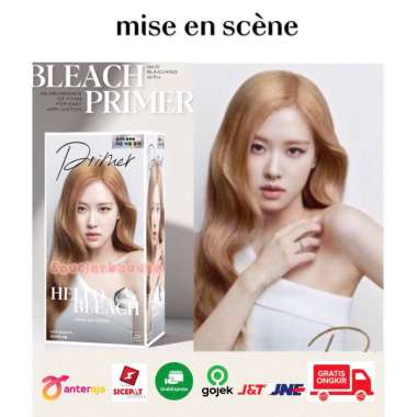 MISE EN SCENE HELLO BUBBLE HAIR COLOR INSTAN GRAB GOJEK BLEACH PRIMER