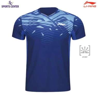 New Kaos / Jersey Badminton Lining ATDRY Player Series AAYU141-4 / AAYU141 Sodalite Blue L